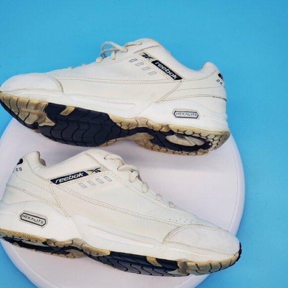 Reebok Hexalite Vintage Women Runner Trainer Sneaker Shoes Size 7 White - Picture 9 of 9